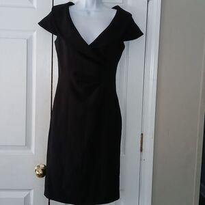Willow Glen New York V neck cocktail party  midi dress Sz 4 NWOT